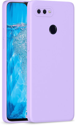 Pikkme Back Cover for OPPO F9 Pro(Purple, Camera Bump Protector, Silicon, Pack of: 1)