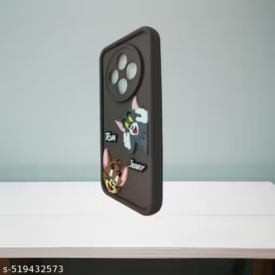 Doyen Creations Back Cover for Oppo F27 Pro Plus (Tom & Jerry 3D Cute Animated Girly Women Case)(Brown, 3D Case)