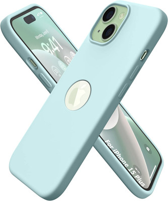 VONZEE Back Cover for IPHONE 15 PLUS(Green, Shock Proof, Silicon, Pack of: 1)