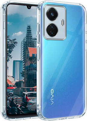 fi-yonity Back Cover for Vivo T1 44W(Transparent, Flexible, Pack of: 1)