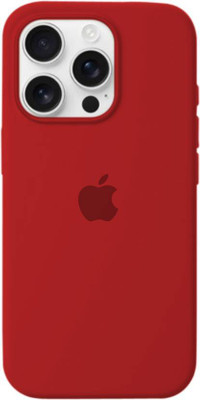 Celvas Back Cover for iPhone 16 PRO(Red, Silicon, Pack of: 1)