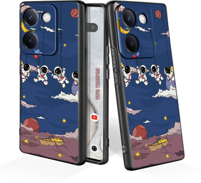 printwhiz Back Cover for Vivo Y200 Pro 5G, Vivo Y300Plus(Black)