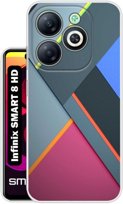 Case Club Back Cover for Infinix SMART 8 HD(Multicolor, Grip Case, Silicon, Pack of: 1)