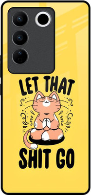 Hocopoco Back Cover for Vivo V27 5G(Yellow, Grip Case, Pack of: 1)