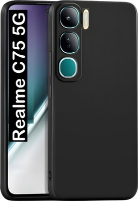 Chemforce Pouch for Realme Narzo 80 Lite 5G, Realme C75 5G-CA1(Black, Grip Case, Silicon, Pack of: 1)