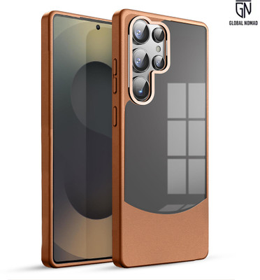 GLOBAL NOMAD Back Cover for Samsung Galaxy S24 Ultra(Brown, Shock Proof, Pack of: 1)