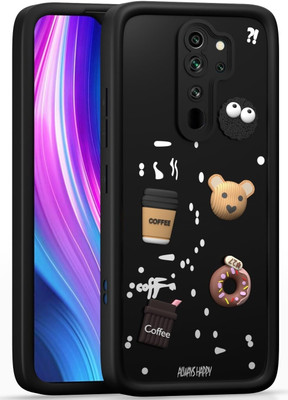 YoZoo Back Cover for Mi RedmI Note 8 Pro(Black, Grip Case, Silicon, Pack of: 1)