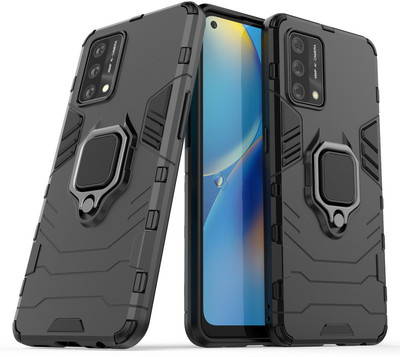 Cover Alive Back Cover for Oppo A74 5G(Black, Shock Proof, Pack of: 1)
