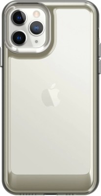 CareFone Back Cover for Iphone 12 Pro, Camera Protection, Clear Case Cover(Transparent, Black, Shock Proof, Pack of: 1)