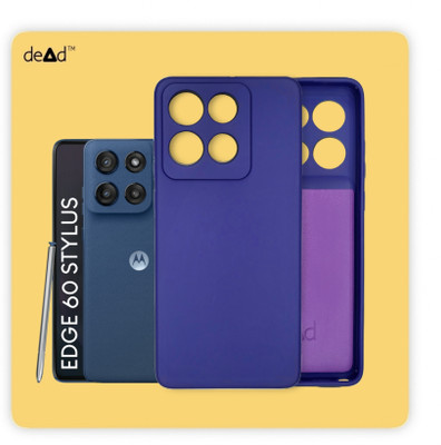 dead Back Cover for MOTOROLA Edge 60 Stylus(Purple, Grip Case, Pack of: 1)