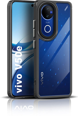 GLOBAL NOMAD Back Cover for vivo V50e 5G(Black, Shock Proof, Pack of: 1)