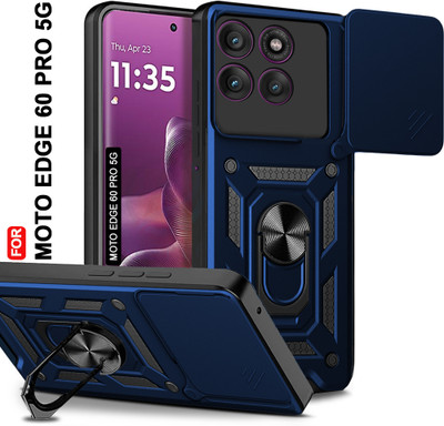 AESTMO Back Cover for Moto Edge 60 Pro 5G, Motorola Edge 60 Pro 5G(Blue, Slider, Pack of: 1)