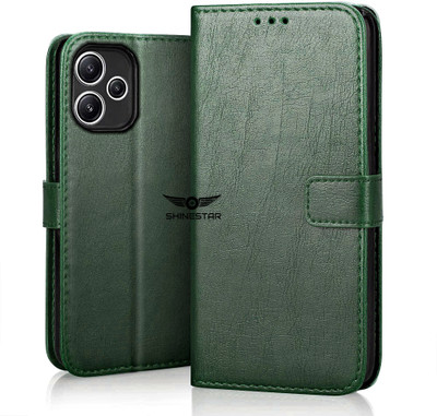 SHINESTAR. Back Cover for POCO M6 Pro 5G(Green, Pack of: 1)