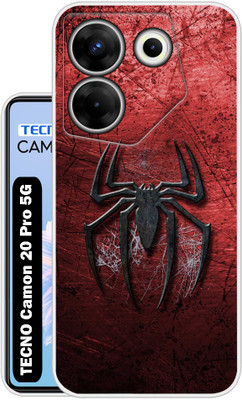 Case Club Back Cover for Tecno Camon 20 Pro 5G(Red, Grip Case, Silicon, Pack of: 1)