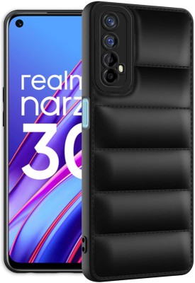 Wowcase Back Cover for Realme Narzo 30 4G(Black, 3D Case, Silicon, Pack of: 1)