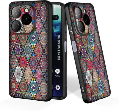 printwhiz Back Cover for Tecno Spark 20 Pro 5G(Black)