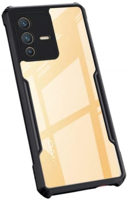 OneLike Back Cover for vivo V23 Pro 5G(Black, Hard Case, Silicon, Pack of: 1)
