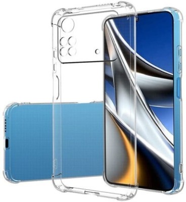 NIKICOVER Front & Back Case for POCO X4 Pro 5G(Transparent, Shock Proof, Silicon, Pack of: 1)