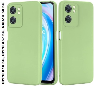 Rugraj Back Cover for Oppo A57, Oppo A57 5G(Green, Grip Case, Silicon, Pack of: 1)