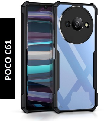 NSTAR Back Cover for Redmi A3, Poco C61, Redmi A3x, (IPK)(Transparent, Shock Proof, Pack of: 1)