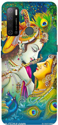 FRONK Back Cover for Tecno Spark Power 2, LC8, RADHA, KISHAN, KRISHAN, JI, KANHAIYA(Blue, Flexible, Silicon, Pack of: 1)