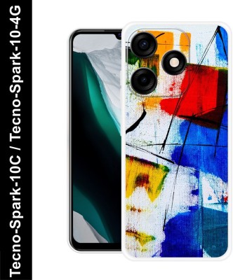 Khadoliya Back Cover for Tecno Spark 10 4G, Tecno Spark 10C(Multicolor, Grip Case, Silicon, Pack of: 1)