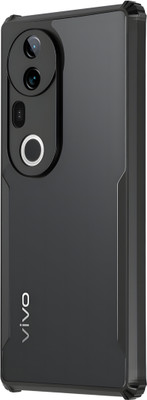 Mobtech Pouch for Vivo T4 Ultra 5G, IP217(Transparent, Black, Flexible, Pack of: 1)