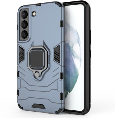 Glaslux Back Cover for Samsung Galaxy S21 FE 5G(Blue, Ring Case, Pack of: 1)