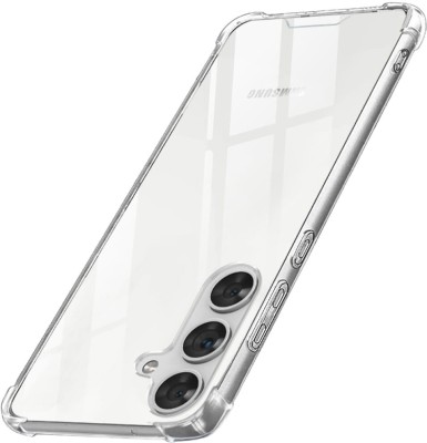 Caseline Back Cover for Samsung Galaxy S25, 5G(Transparent, Grip Case, Silicon, Pack of: 1)