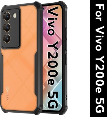 Mezokart.com Back Cover for vivo Y200e 5G(Transparent, Dual Protection, Pack of: 1)