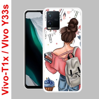 Yuphoria Back Cover for Vivo T1X (V2143)(Multicolor, Silicon)