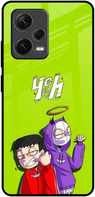 Hocopoco Back Cover for Redmi Note 12 Pro 5G(Green, Grip Case, Pack of: 1)