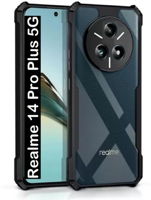 Pvtcase Back Cover for RealMe 14 Pro Plus 5G, RealMe 14 Pro+ 5G(Transparent, Shock Proof, Pack of: 1)