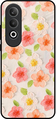 QRIOH Glass Back Cover for OnePlus Nord CE4 5G(Multicolor, Grip Case, Pack of: 1)