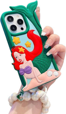 SPARKUP Back Cover for 3D Mermaid Cute Kawaii Soft Silicon Shockproof Back Cover iPhone 12 Pro(Multicolor, Shock Proof, Silicon, Pack of: 1)