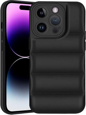 56 CASE AND COVER Back Cover for APPLE iPhone 14 Pro Max(Black, Silicon, Pack of: 1)