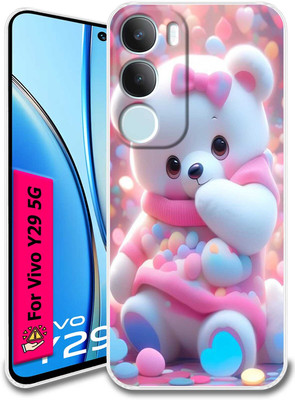 Morenzoten Back Cover for Vivo Y29 5G(Transparent, Flexible, Silicon, Pack of: 1)
