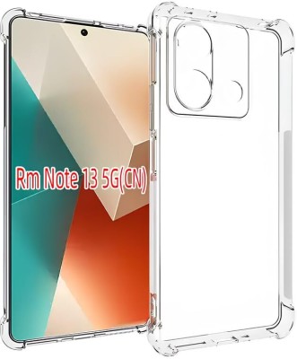 Elica Bumper Case for Xiaomi Redmi Note 13 5G(Transparent, Shock Proof, Pack of: 1)
