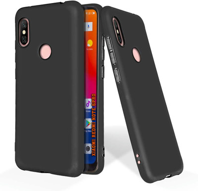 printwhiz Back Cover for Mi Redmi Note 6 Pro(Black)