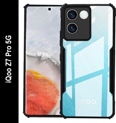 Casotec Back Cover for iQOO Z7 Pro 5G, Vivo T2 Pro 5G, Vivo S17E 5G(Black, Pack of: 1)