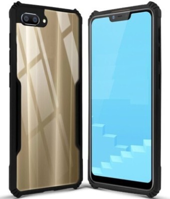 Binzokase Back Cover for Realme C1(Transparent, Grip Case, Pack of: 1)