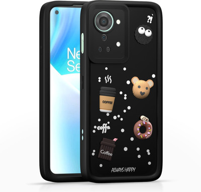 Pikkme Back Cover for OnePlus Nord 2T 5G(Black, Grip Case, Silicon)