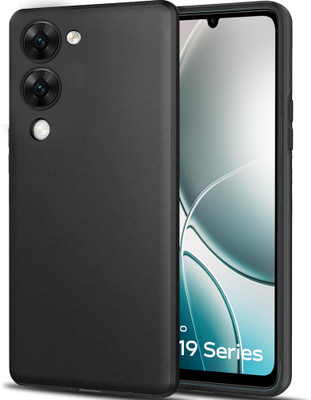 VAPRIF Back Cover for Vivo Y19e 5G, Vivo Y29s 5G, Vivo Y04 4G(Black, Dual Protection, Pack of: 1)