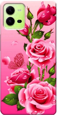 YorKtoLene Back Cover for vivo V25 5G 2530(Multicolor, Dot View, Silicon, Pack of: 1)