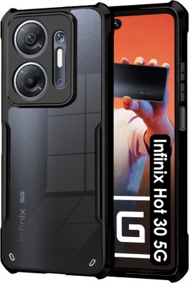 LoudCase Back Cover for Infinix Hot 30 5G(Transparent, Black, Shock Proof, Pack of: 1)