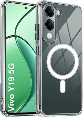 Zapcase Back Cover for Vivo Y19 5G(Transparent, Magsafe, Pack of: 1)