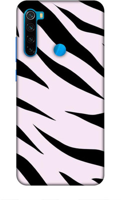 SmashItUp Back Cover for Redmi Note 8 Black and White / Simple Design(Multicolor, Hard Case, Pack of: 1)