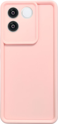 SCALEBEE Back Cover for iQOO Z7 Pro 5G / Vivo T2 Pro 5G Soft Shockproof Silicone Matt Finish Phone Case(Pink, Flexible, Silicon, Pack of: 1)