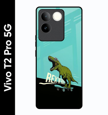 Hocopoco Back Cover for Vivo T2 Pro 5G(Black, Grip Case, Pack of: 1)