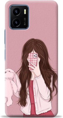 Loffar Back Cover for Vivo Y15s(Pink, Shock Proof, Pack of: 1)